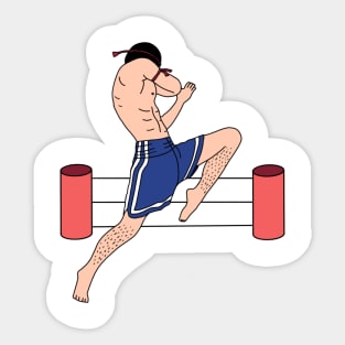 Kick Boxing Sticker